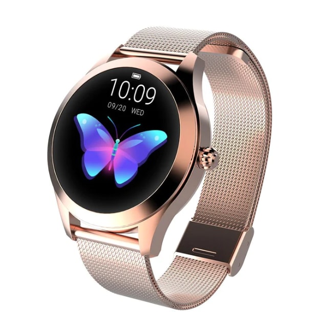 Womens Smartwatch with Mesh Strap Heart Rate and Sleep Tracking