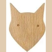 Wooden Animal Wall Hook for Kids Room with Screw or Suction Mount