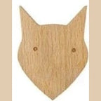 Wooden Animal Wall Hook for Kids Room with Screw or Suction Mount