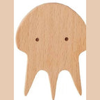 Wooden Animal Wall Hook for Kids Room with Screw or Suction Mount