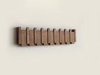 Piano Coat Rack Wall Mounted Wooden Coat Hooks with Fold Down Hooks Entryway Hanger for Coats Hats and Bags Adhesive or Screw Mount