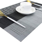 Woven Vinyl Placemats with Heat Resistant and Non Slip Design